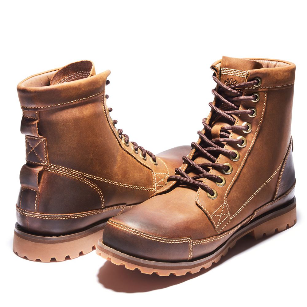 Bototos Timberland Hombre 6-Inch Earthkeepers® Original Marrones - Chile XQZ-064918